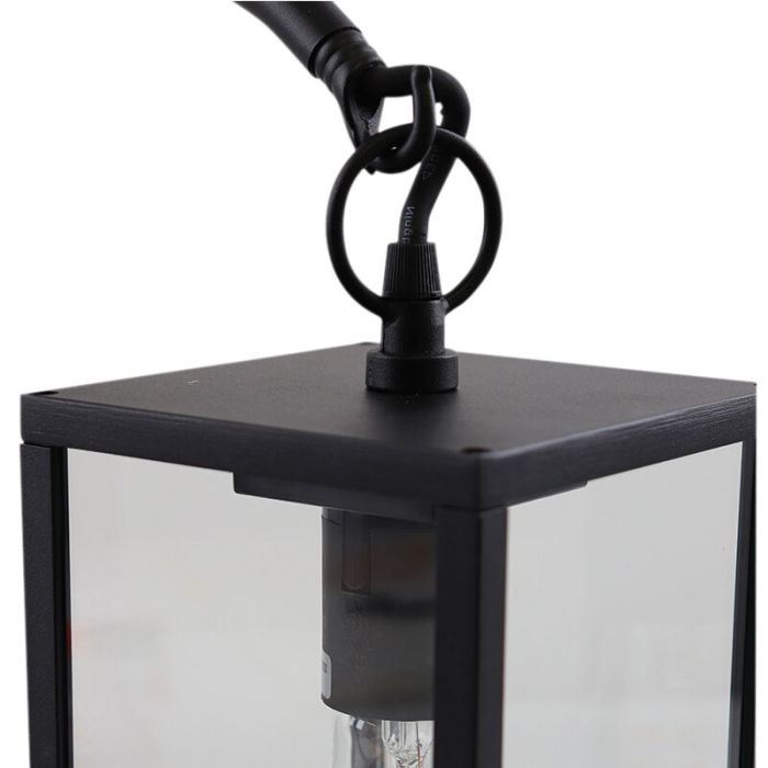 Lámpara exterior negra antigua, Janco, IP44