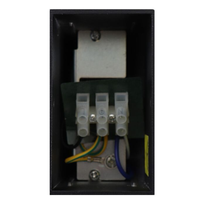 Aplique exterior con sensor de movimiento negro moderno, Leonie, 24W, 3000K LED, IP54