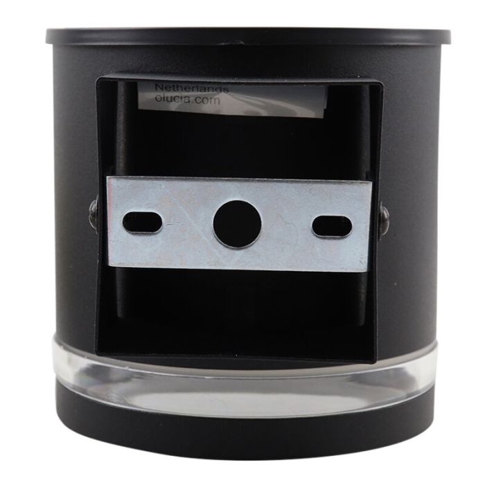 Aplique solar exterior negro moderno, Tommy, 1W, 2700K LED, IP54