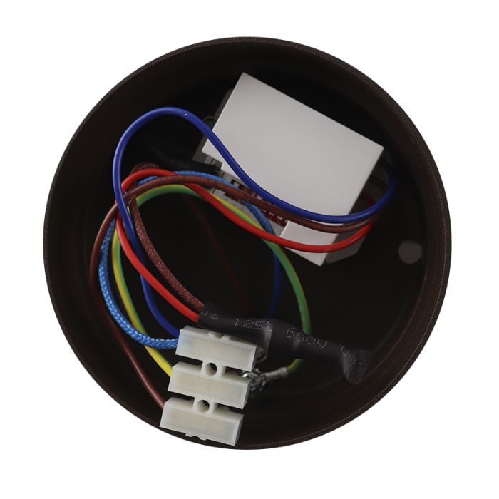 Aplique exterior con sensor de movimiento color óxido antiguo, Rolin, IP54