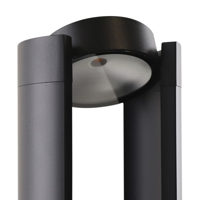 Lámpara exterior negra moderna, Mason, 10W, 3000K LED, IP54