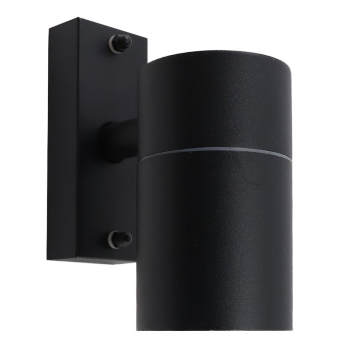 Lámpara exterior negro moderno, Pedro, IP44