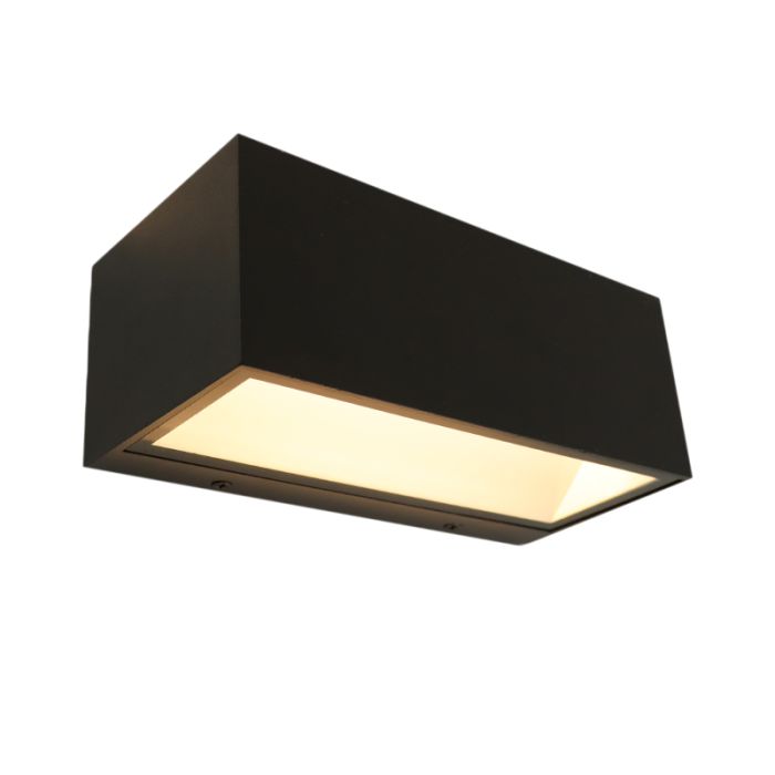 Lámpara exterior negro moderno, Cailey, 10W, 3000K LED, IP54