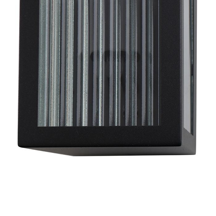 Lámpara exterior negra moderna, Senne, IP44
