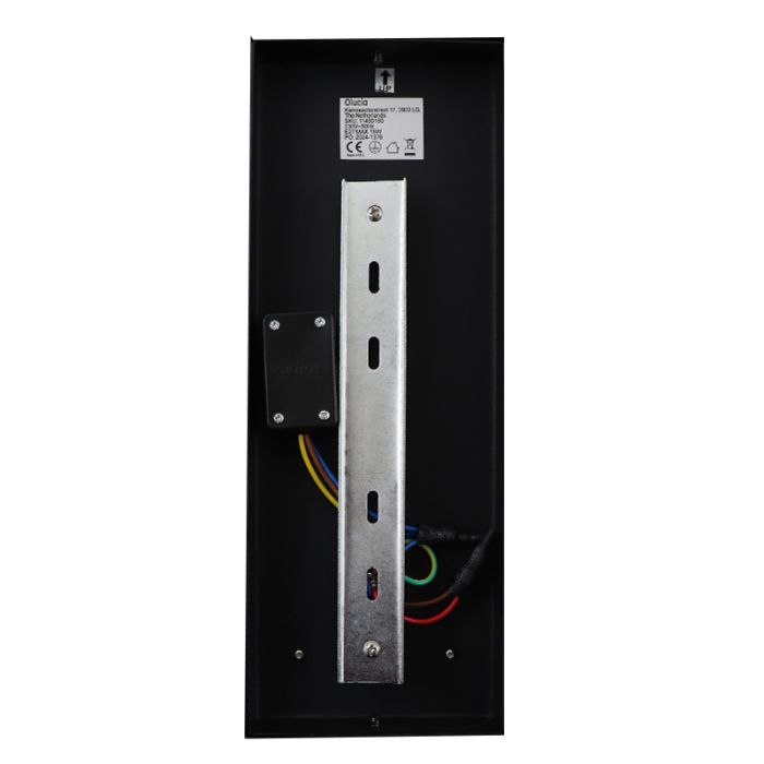 Lámpara exterior negra moderna, Senne, IP44