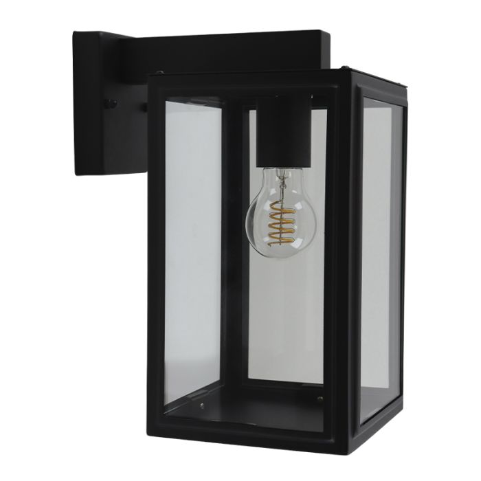 Lámpara exterior negra moderna, Sidney, IP44
