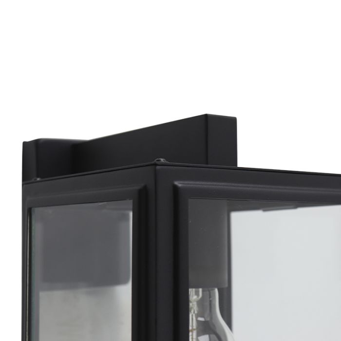 Lámpara exterior negra moderna, Sidney, IP44