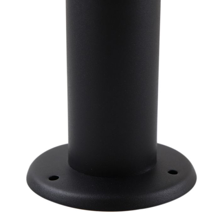 Lámpara exterior negra de acero inoxidable, Felice, IP44