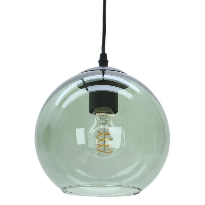 Lámpara colgante verde diseño, Giada