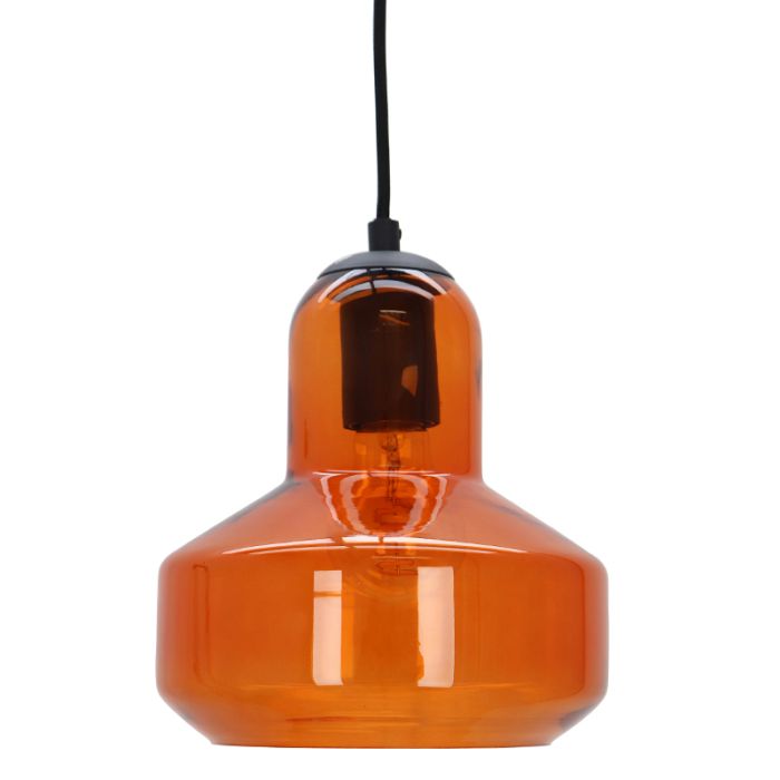 Lámpara colgante naranja diseño, Sabina