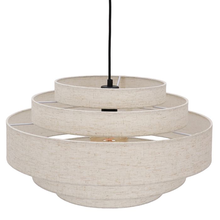 Lámpara colgante beige moderna, Timmy