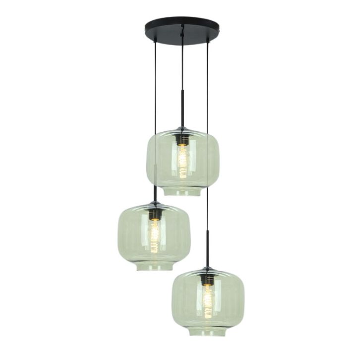 Lámpara colgante verde retro, Anniek