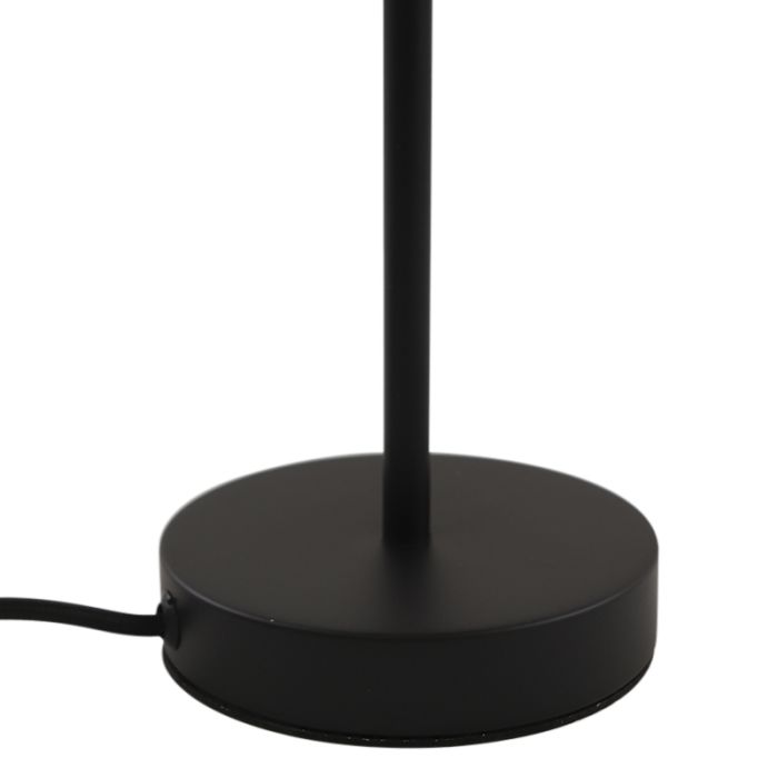 Lámpara de mesa gris moderna, Gaya, con interruptor