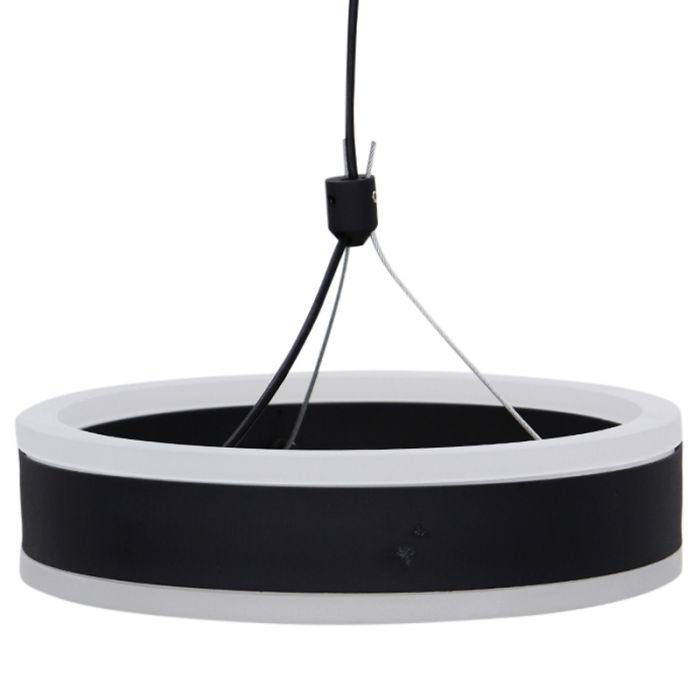 Lámpara colgante negra diseño, Lava, 55W, 3000K LED, regulable en 3 pasos