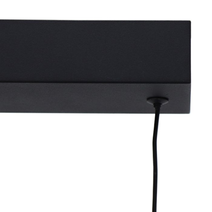Lámpara colgante negra diseño, Lava, 55W, 3000K LED, regulable en 3 pasos