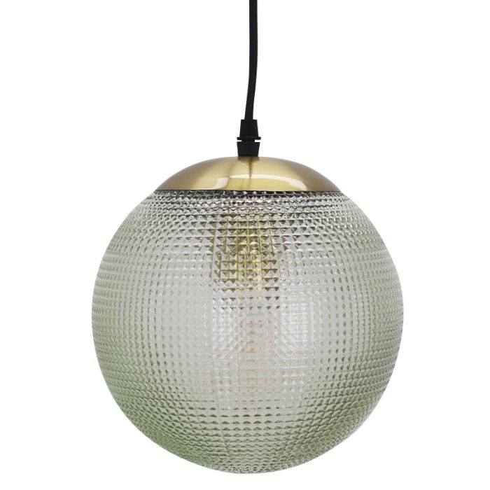 Lámpara colgante verde diseño, Dolf