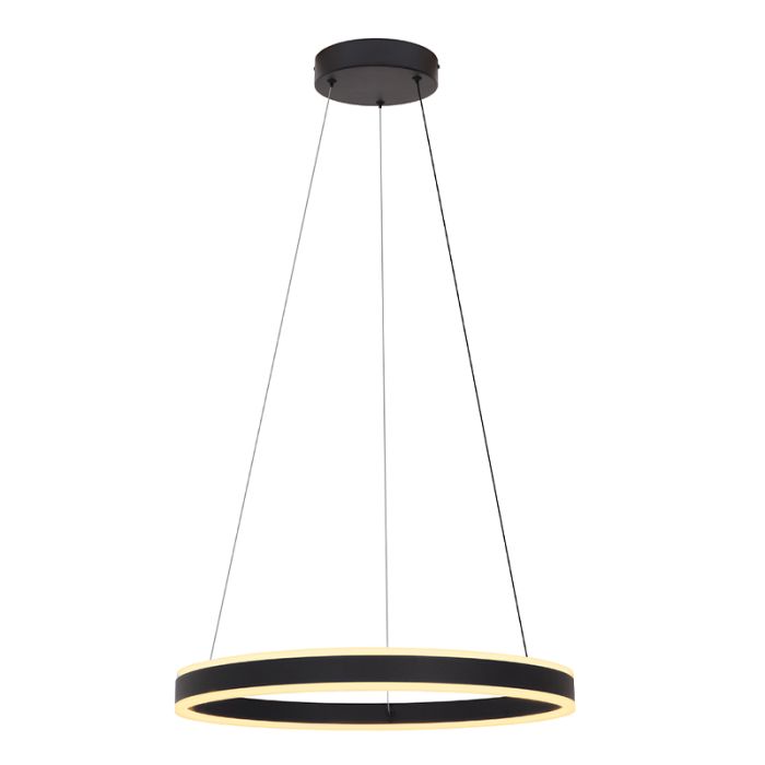 Lámpara colgante negra diseño, Lava, 46W, 3000K LED