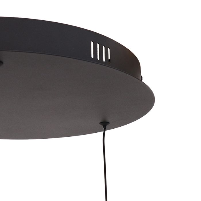 Lámpara colgante negra diseño, Lava, 56W, 3000K LED