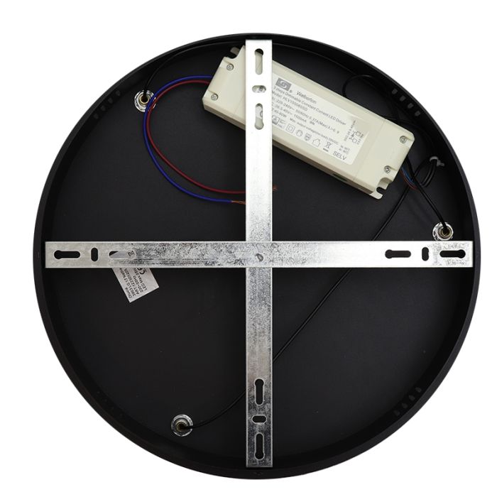 Lámpara colgante negra diseño, Lava, 56W, 3000K LED