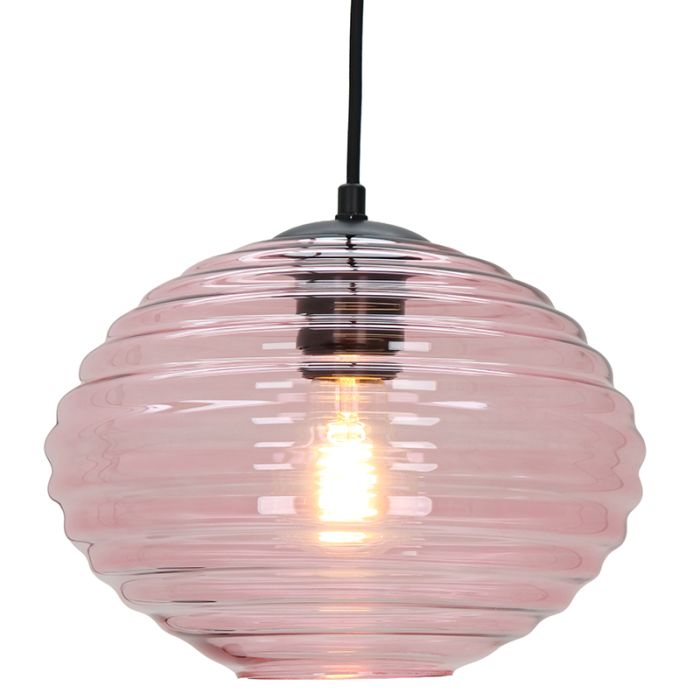 Lámpara colgante rosa moderna, Caia