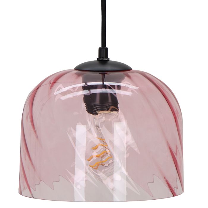 Lámpara colgante rosa moderna, Caia