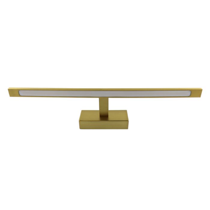 Espejo con luces dorado moderno, Steffy, 8W, 3000K LED, IP44