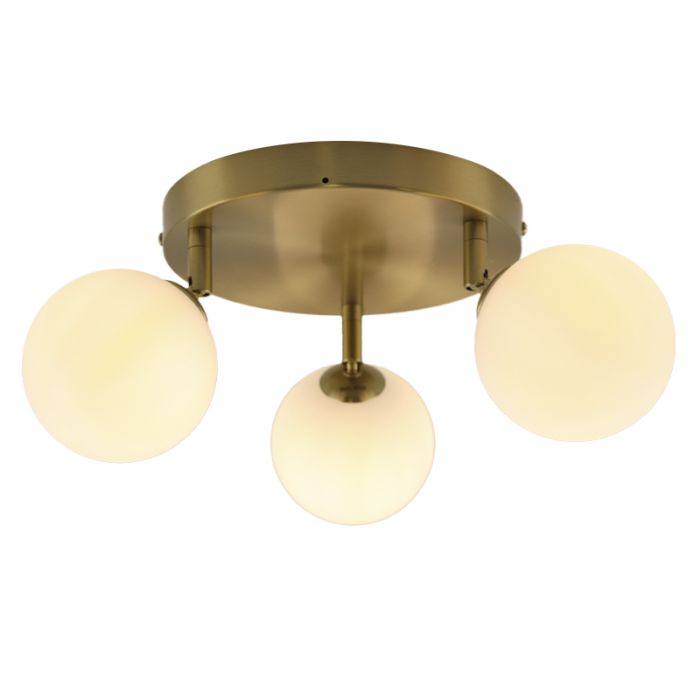 Lámpara de techo baño blanca moderna, Amer, IP44