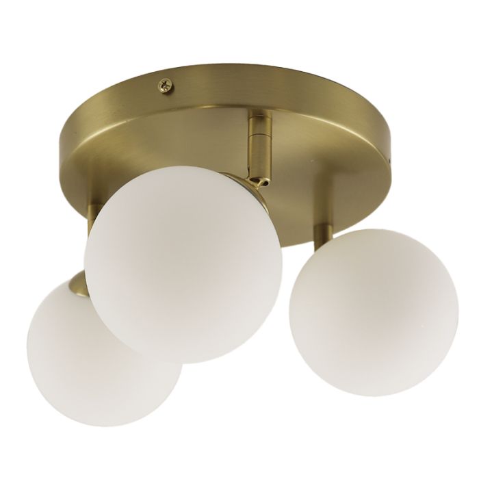 Lámpara de techo baño blanca moderna, Amer, IP44