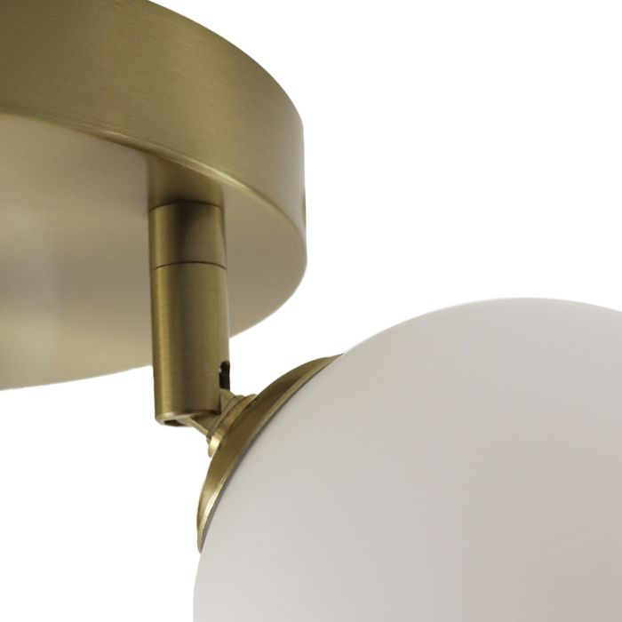 Lámpara de techo baño blanca moderna, Amer, IP44