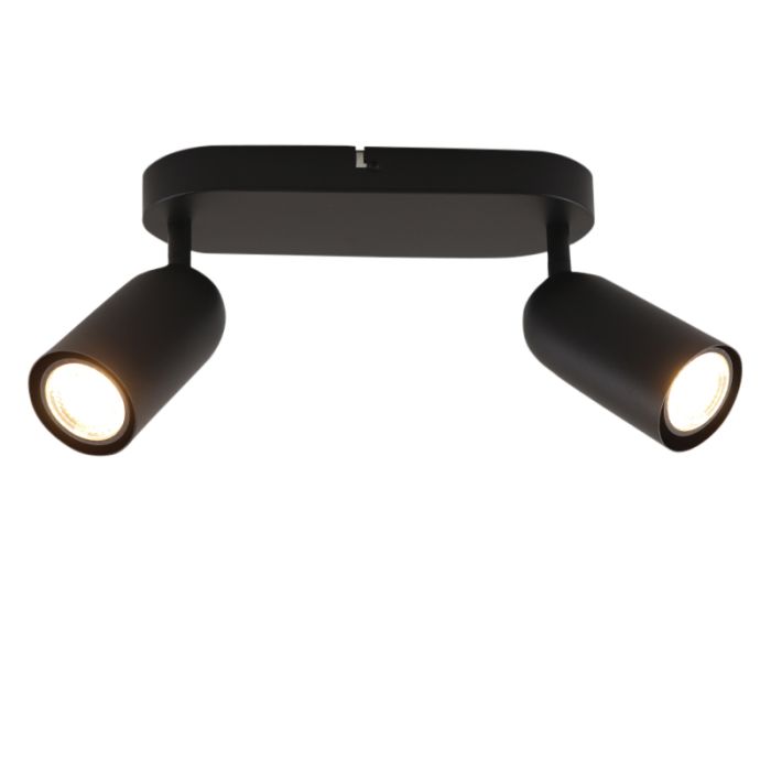 Foco de techo negro moderno, Jacey