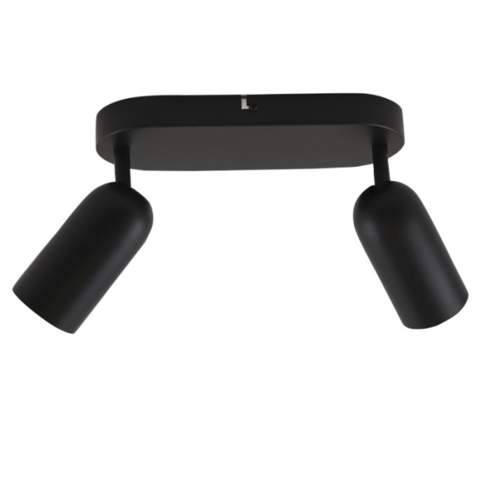 Foco de techo negro moderno, Jacey