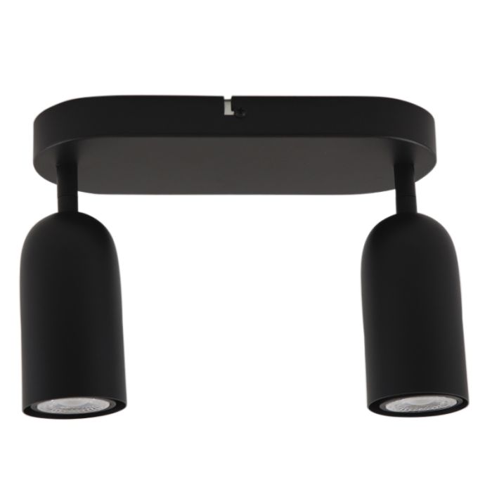 Foco de techo negro moderno, Jacey