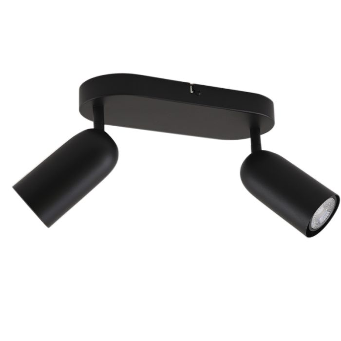 Foco de techo negro moderno, Jacey