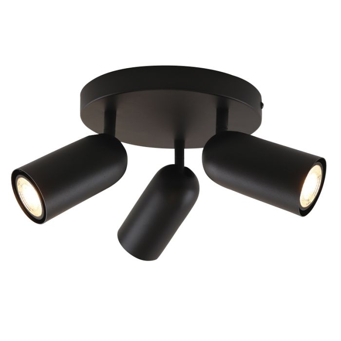 Foco de techo negro moderno, Jacey