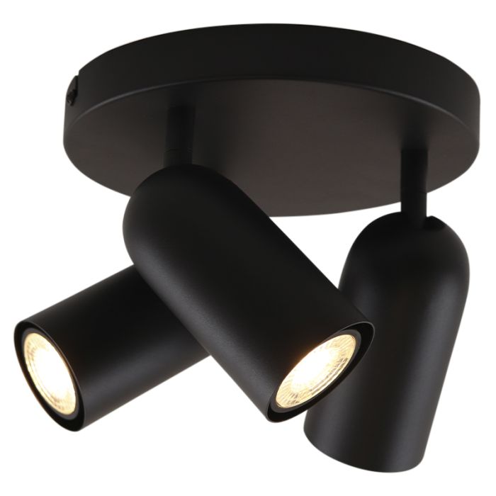 Foco de techo negro moderno, Jacey