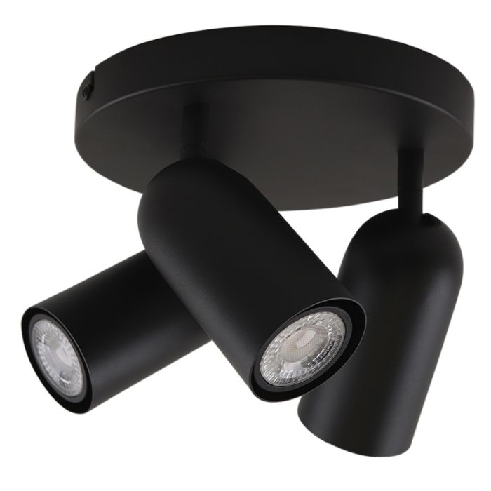 Foco de techo negro moderno, Jacey