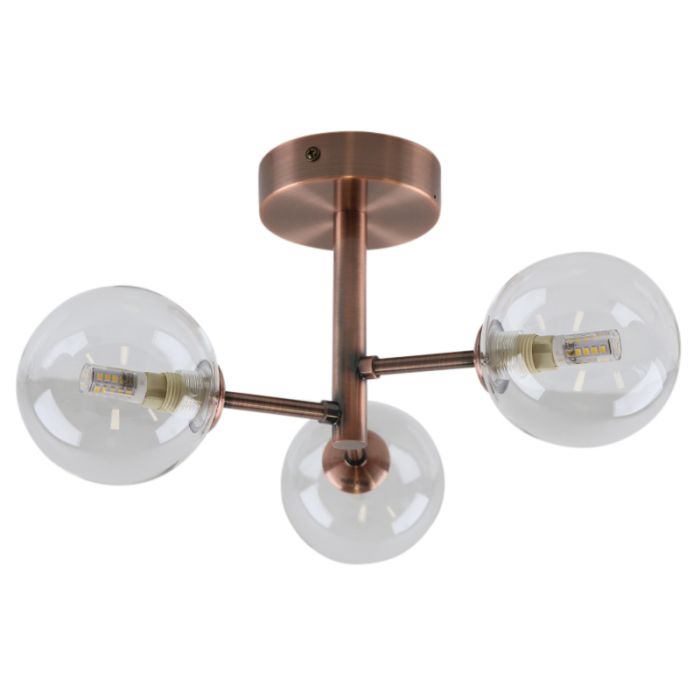 Lámpara de techo cobre moderna, Amer, IP44