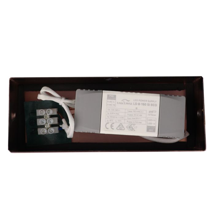 Aplique baño cobre moderno, Steffy, 6W, 2700K LED, IP44