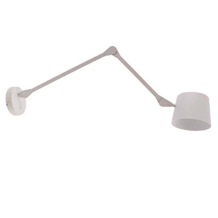 Aplique blanco moderno, Rinke, con interruptor