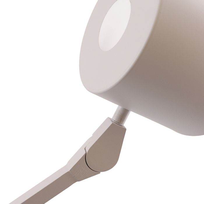 Aplique blanco moderno, Rinke, con interruptor