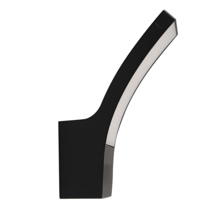 Lámpara exterior negra moderna, Manel, 12W, 3000K LED, IP44