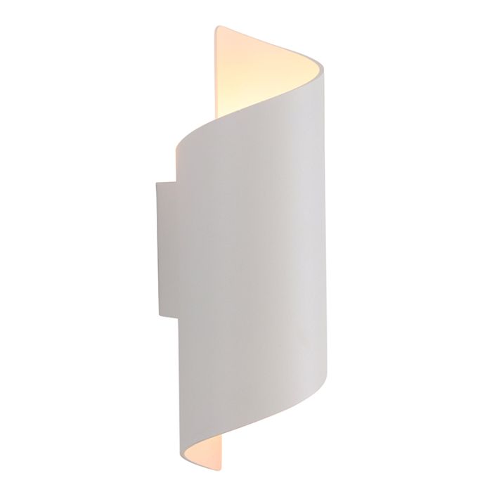 Aplique up down blanco moderno, Selda