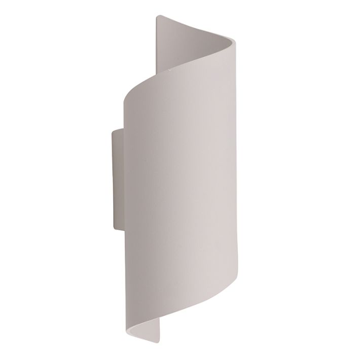 Aplique up down blanco moderno, Selda