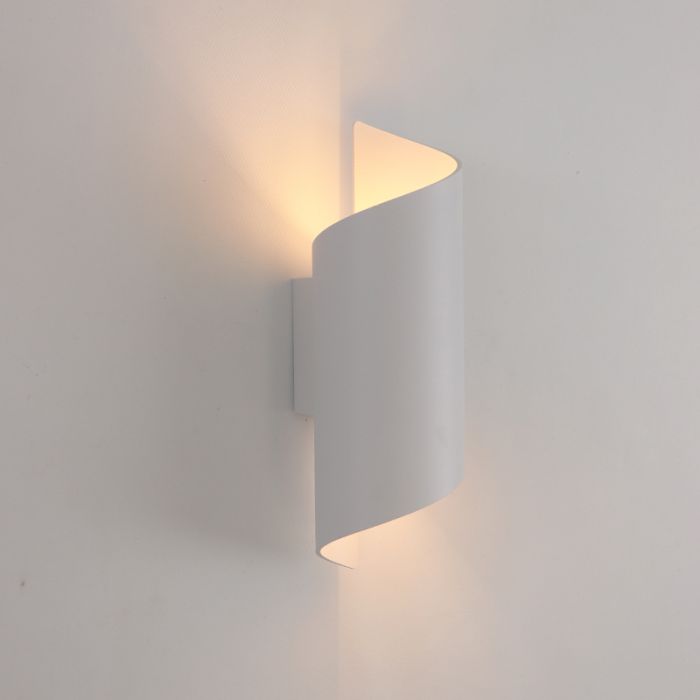 Aplique up down blanco moderno, Selda