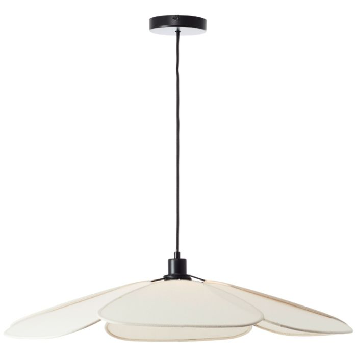 Lámpara colgante beige rústica, Tomer