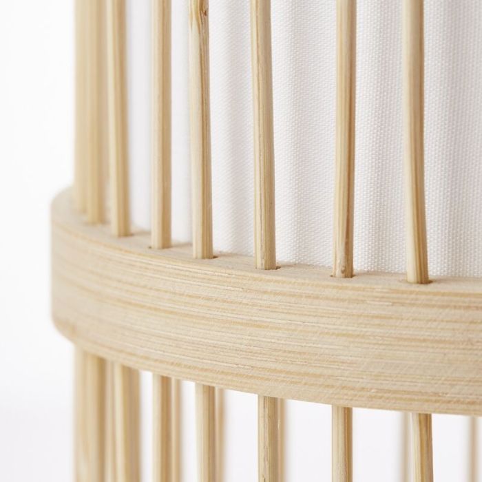Lámpara de mesa madera, Kayra, con interruptor