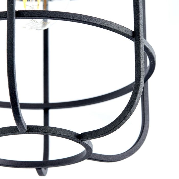 Lámpara de techo de madera negra, Taede