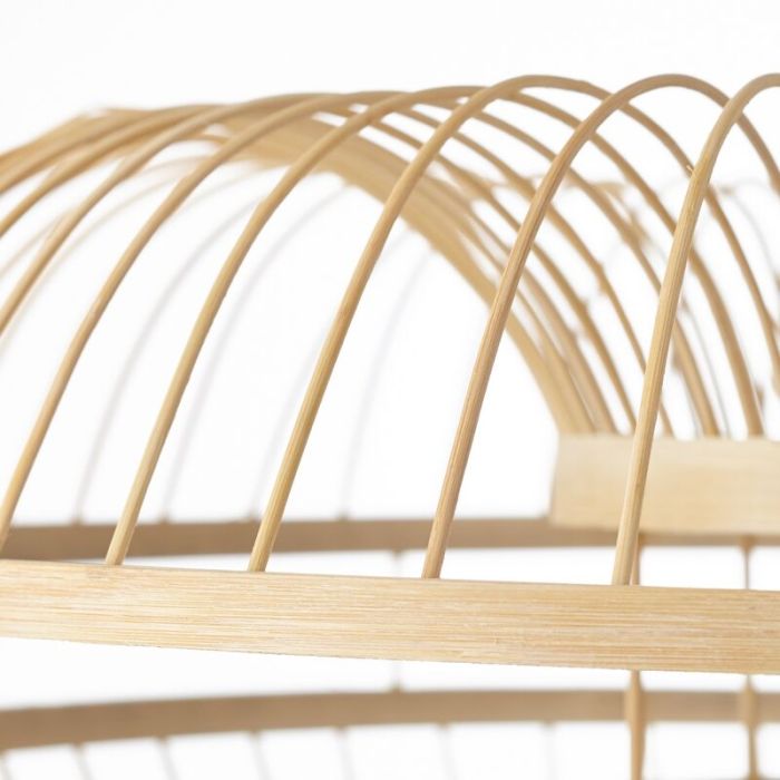 Lámpara colgante de madera negra, Harrie
