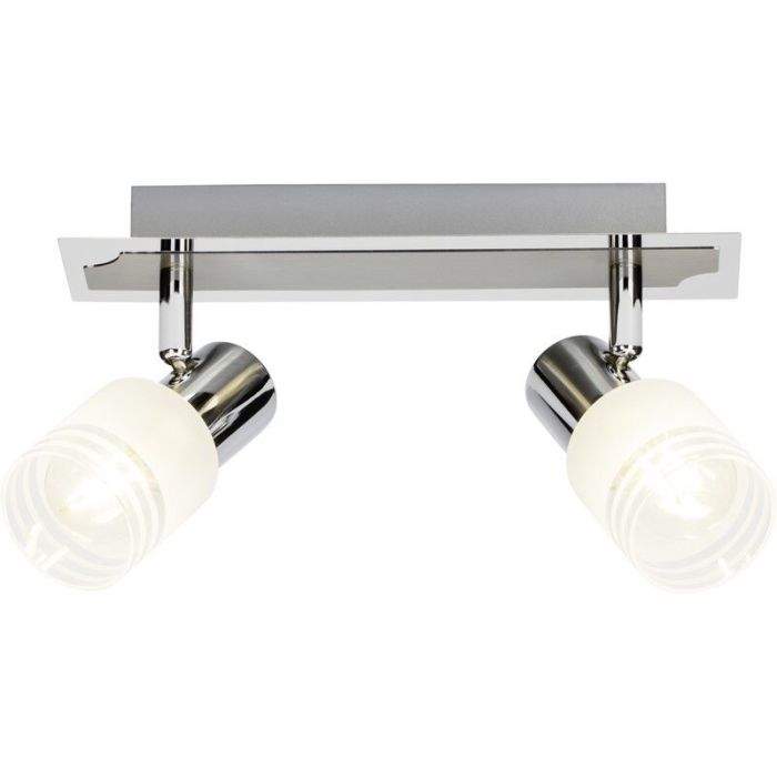 Foco de techo cromado de metal, Blake, 28W, 2700K LED