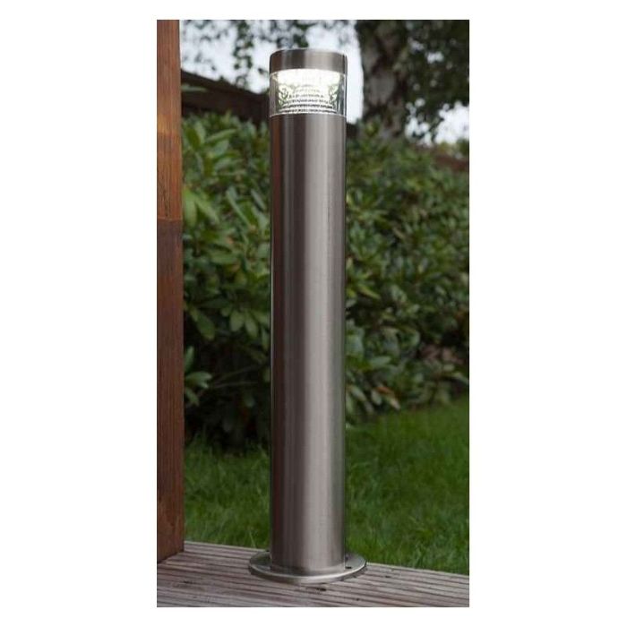 Lámpara exterior cromada de plástico, Samuel, 1W, 6500K LED, IP44
